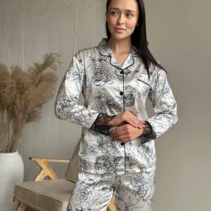 DO3211 піжама/ домашній костюм : сорочка, штани