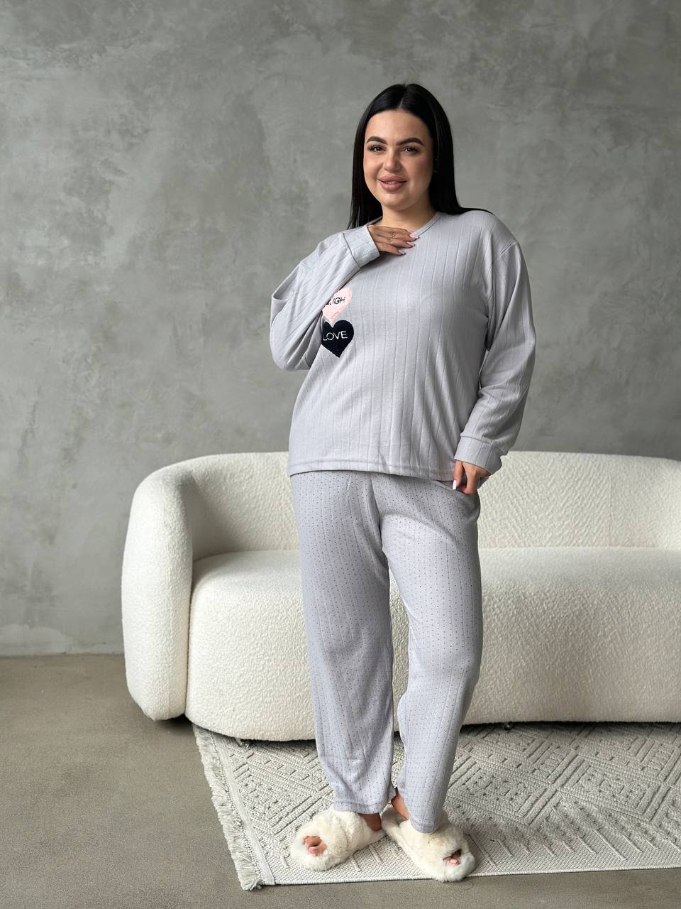 DO4308/2 піжама/ домашній костюм : кофта + штани