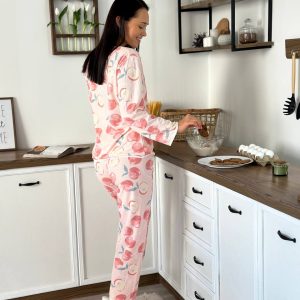 DO3156 піжама/ домашній костюм : сорочка, штани