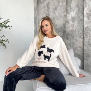 Піжама з котячим принтом ❤️ - знижка 15% [DO3443]