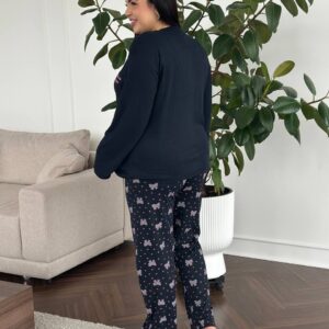 Затишна піжама PLUS SIZE з мікрофлісу ? [DO3891]