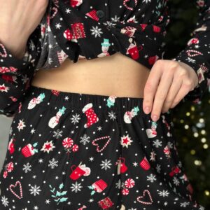Затишна піжама з мікробайки для дому ❤️ [DO3926]
