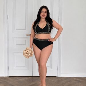 Купальник plus size з декоративними акцентами SW4063 [SW4063]